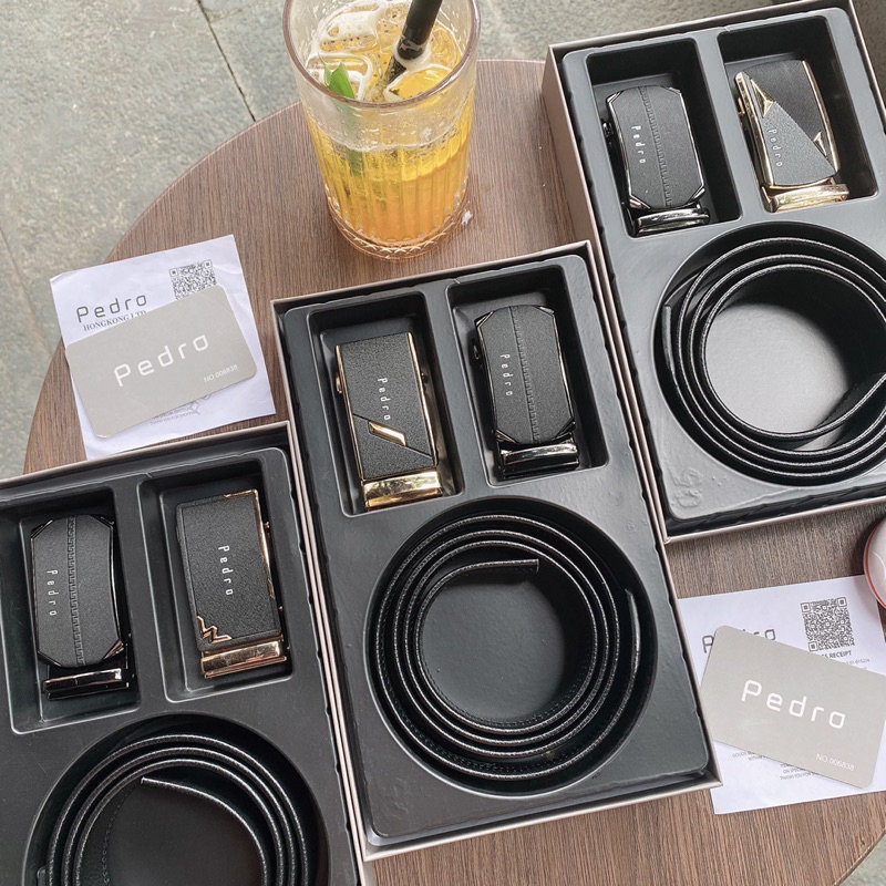 Set thắt lưng nam 2 mặt sang trọng, chất liệu da PU cao cấp, set dây lưng, dây nịt nam full box, thích hợp làm quà tặng