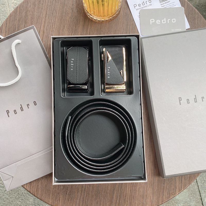 Set thắt lưng nam 2 mặt sang trọng, chất liệu da PU cao cấp, set dây lưng, dây nịt nam full box, thích hợp làm quà tặng