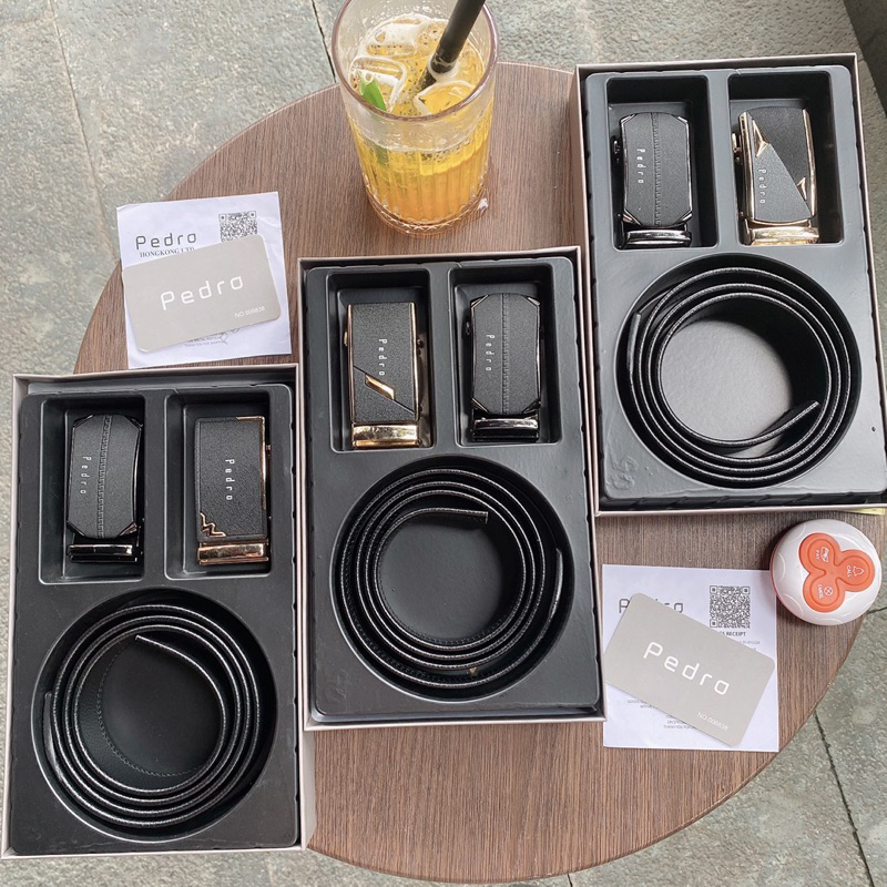 Set thắt lưng nam 2 mặt sang trọng, chất liệu da PU cao cấp, set dây lưng, dây nịt nam full box, thích hợp làm quà tặng