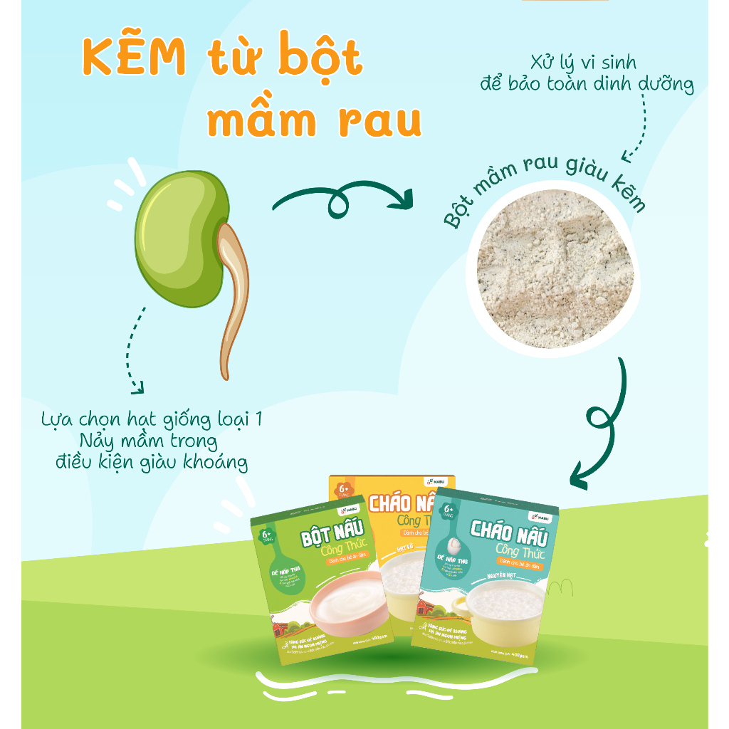 Bột ăn dặm Mabu 400g