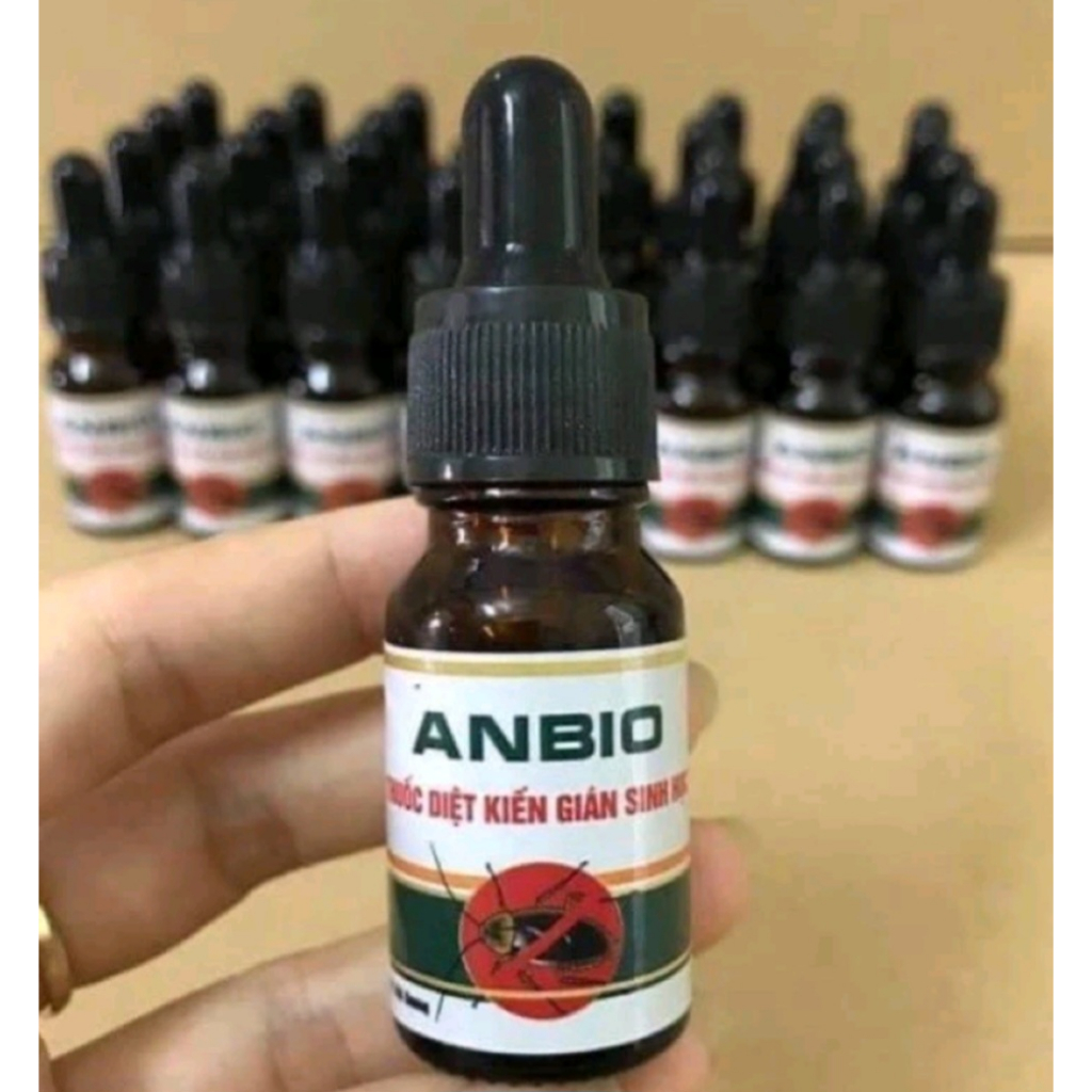 Thuốc diệt kiến gián ANBIO với hoạt chất sinh học diệt tận gốc kiến hôi, kiến đen, kiến lửa, kiến ba khoang, gián đức