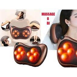 Gối Massage Hồng Ngoại 8 Bi 2 Chiều Cao Cấp