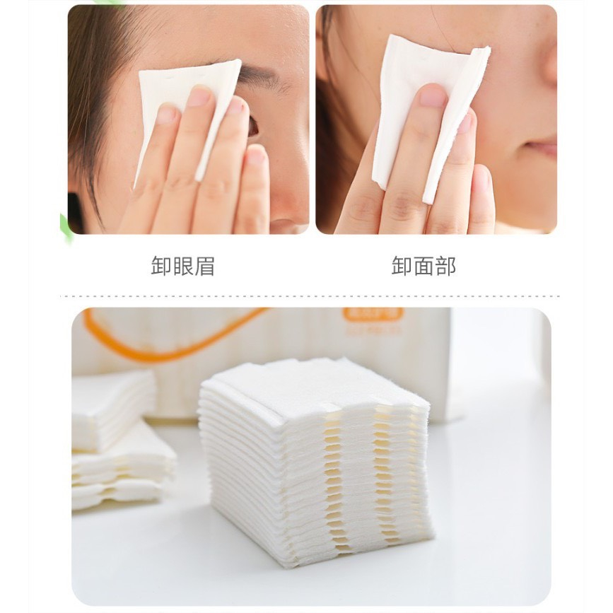 Bông Tấy Trang 3 lớp Cotton Pad - Túi 222 Miếng, Bông Mềm Mịn Giày Dặn Ít Xơ