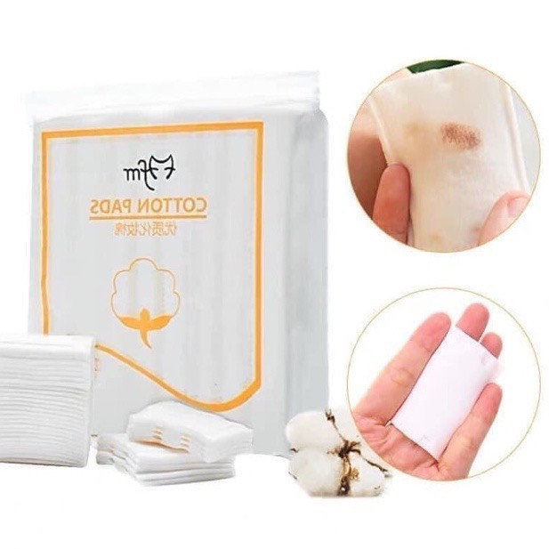 Bông Tấy Trang 3 lớp Cotton Pad - Túi 222 Miếng, Bông Mềm Mịn Giày Dặn Ít Xơ