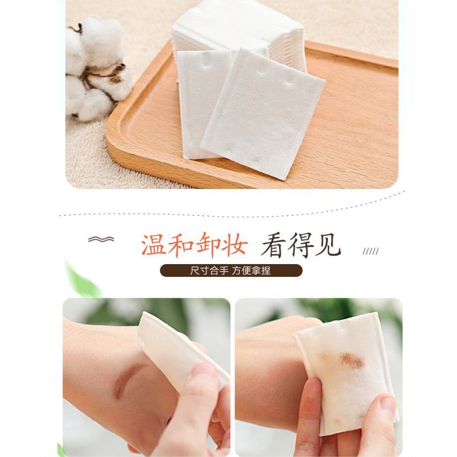 Bông Tấy Trang 3 lớp Cotton Pad - Túi 222 Miếng, Bông Mềm Mịn Giày Dặn Ít Xơ