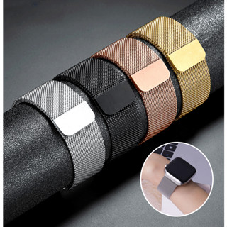 Dây Đồng Hồ Thông Minh Seri 8 7 6 5 4 3 SE Ultra, Dây Đồng Hồ Milan Thép Lưới 38mm 40mm 42mm 44mm 45mm 49mm