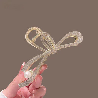 kẹp gấp tóc mỏ vịt đính full đá sang chảnh