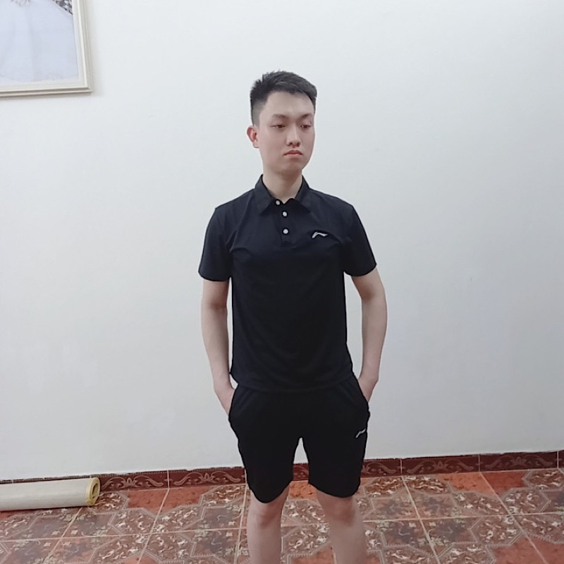 Bộ Quần Áo Nam Mùa Hè Thể Thao Chất Liệu Thấm Hút Mồ Hôi B18