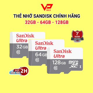 Thẻ nhớ camera 128GB 64GB 32GB Kingston Sandisk bảo hành 7 năm - Thẻ nhớ camera, điện thoại - VP MAX