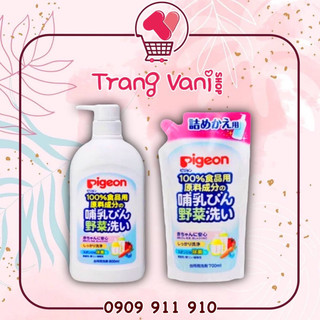 Nước rửa bình sữa pigeon nhật