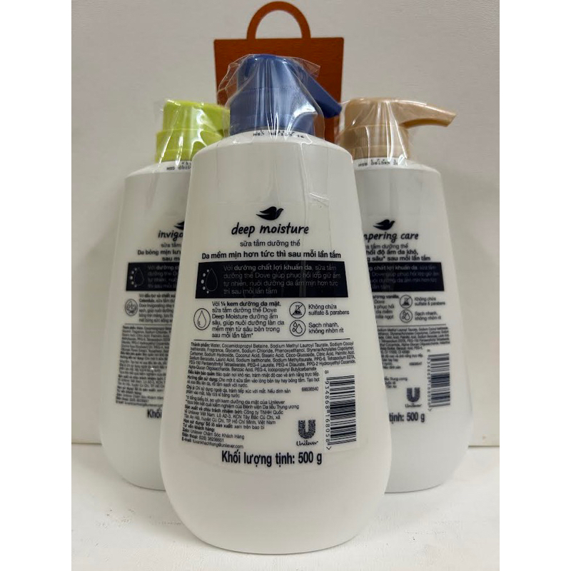 Sữa Tắm Dưỡng Thể Dove 500g/900g