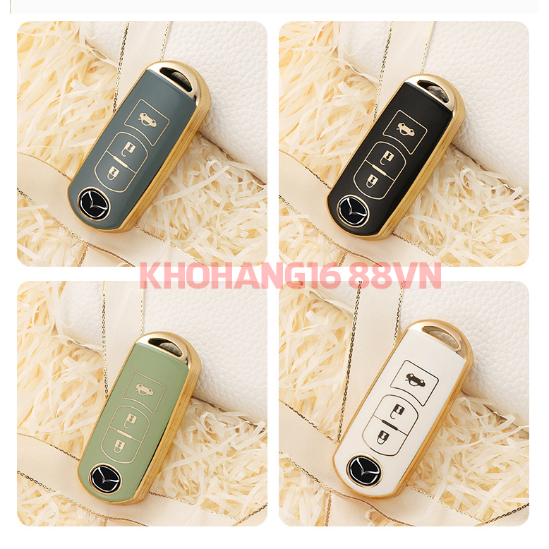 Ốp chìa khoá TPU sang trọng dành cho xe Mazda 2, Mazda 3, CX5...