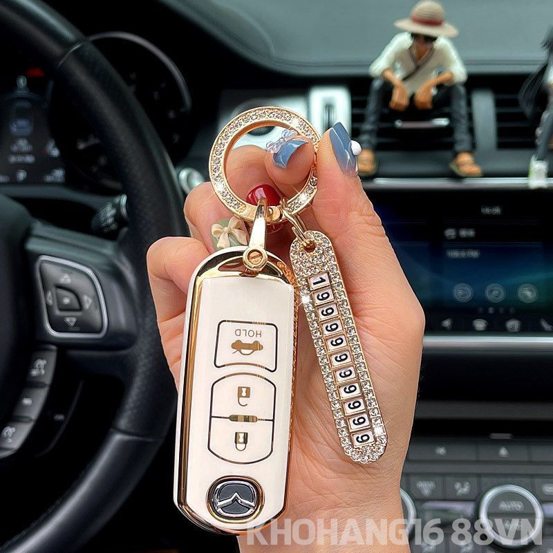 Ốp chìa khoá TPU sang trọng dành cho xe Mazda 2, Mazda 3, CX5...