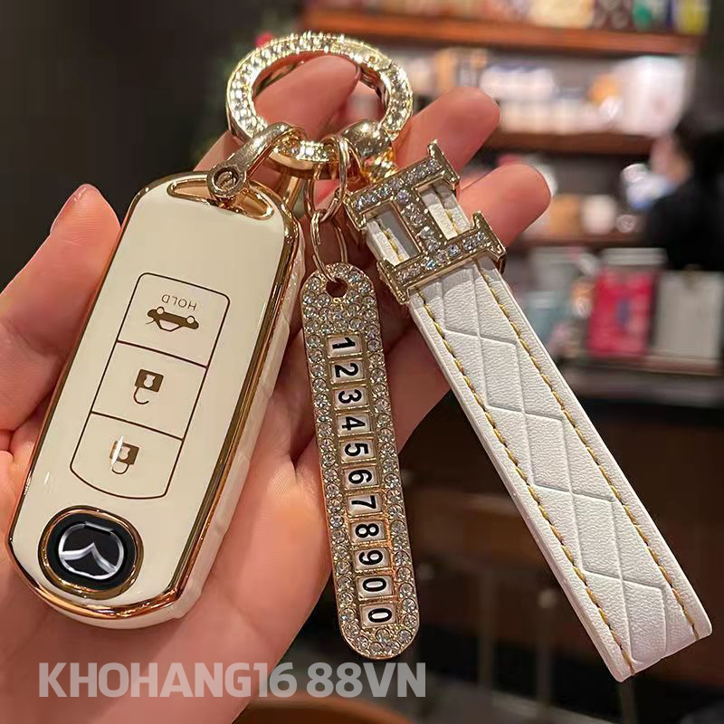 Ốp chìa khoá TPU sang trọng dành cho xe Mazda 2, Mazda 3, CX5...
