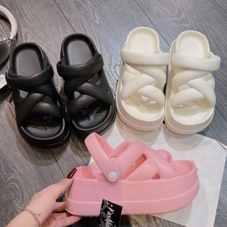 Dép sandal nữ đế cao 6,5cm, dép xăng đan EVA cao cấp, Dép quai hậu học sinh có 3 màu