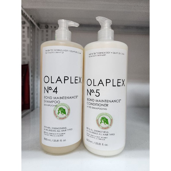 Cặp dầu gội xả Olaplex 1000ml cho tóc hư tổn, khô xơ OLAPLEX No4