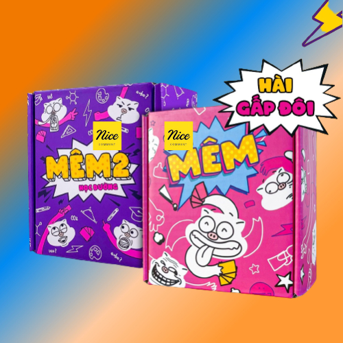 Bộ bài meme Nicecomment 130 lá, phiên bản Mêm BREAK TIME vui hài chơi nhóm