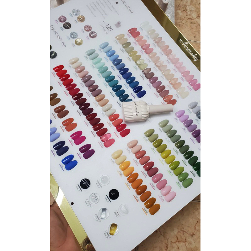 SET SƠN 126 MÀU 15ML  ĐẦY ĐỦ TONE -TẶNG BẢNG MÀU