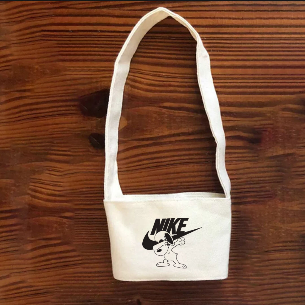 Túi treo ly cốc  canvas in hình hot trend Tiệm Nhà Pony PZ01