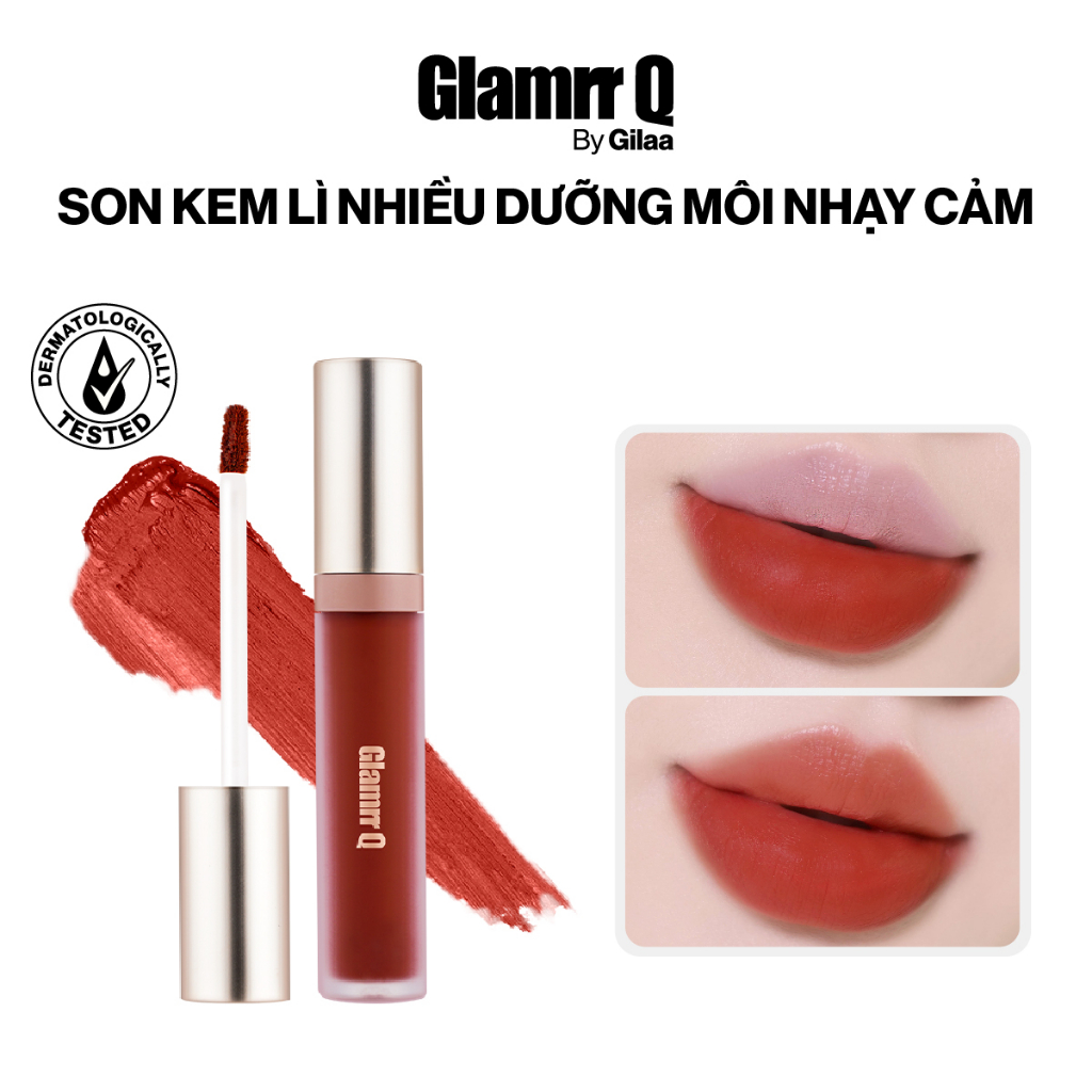 [HÀNG TẶNG KHÔNG BÁN] Son kem lì Glamrr Q Long Wear Lip Cream Full Size (5g)