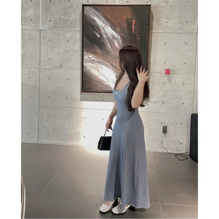 EIN.OFFICIAL - Đầm caro cột nơ
