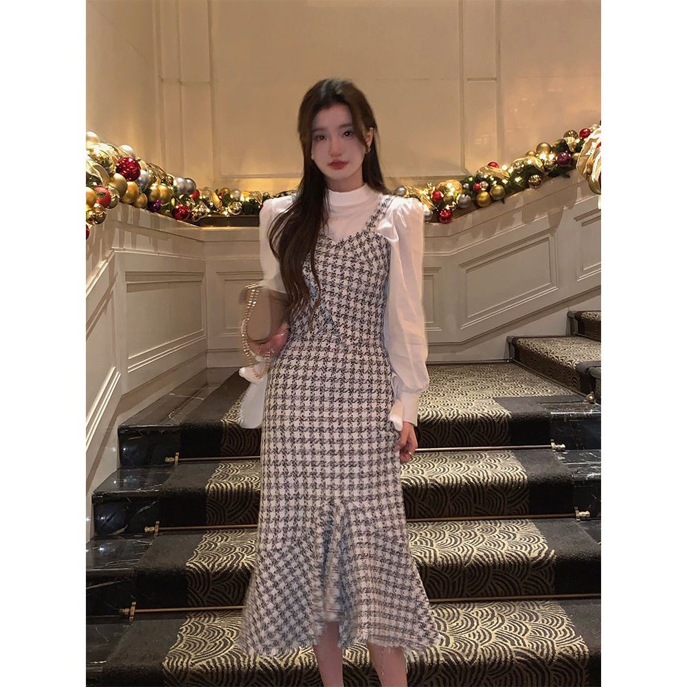 Set váy dạ , set váy dạ tweed kèm áo thời trang thanh lịch, set áo dạ kèm chân váy đuôi cá và áo, bộ đồ nữ