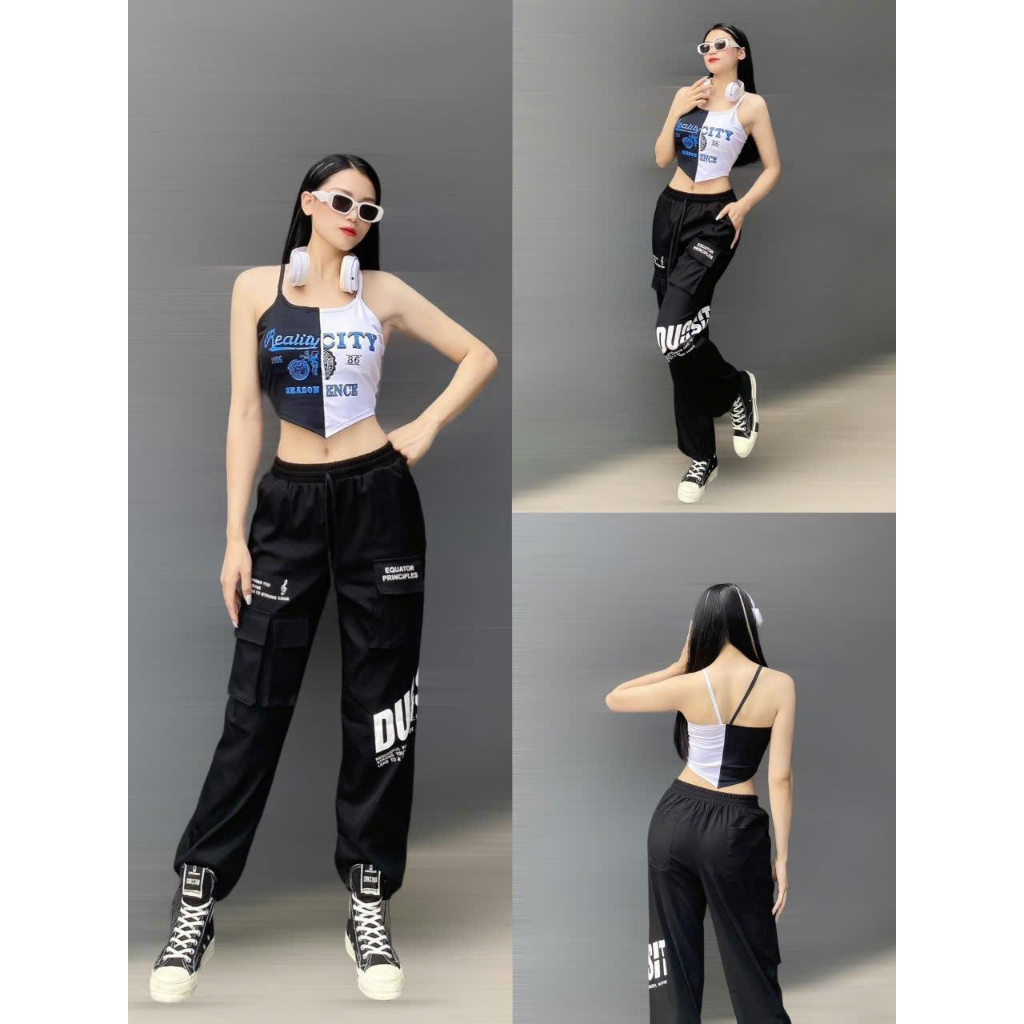 Quần chất kaki thể thao tập gym, aerobic, nhảy, zumba