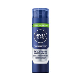 Bọt cạo râu nivea men sensitive, deep control, protect & care 200ml - nội địa đức