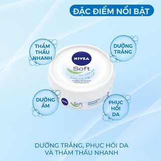 Kem dưỡng ẩm chuyên sâu Nivea Soft  200ml-Nội địa Đức