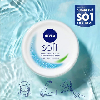 Kem dưỡng ẩm chuyên sâu Nivea Soft  200ml-Nội địa Đức