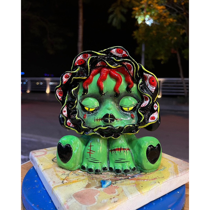 SKULLPANDA TƯỢNG TÔ MÀU