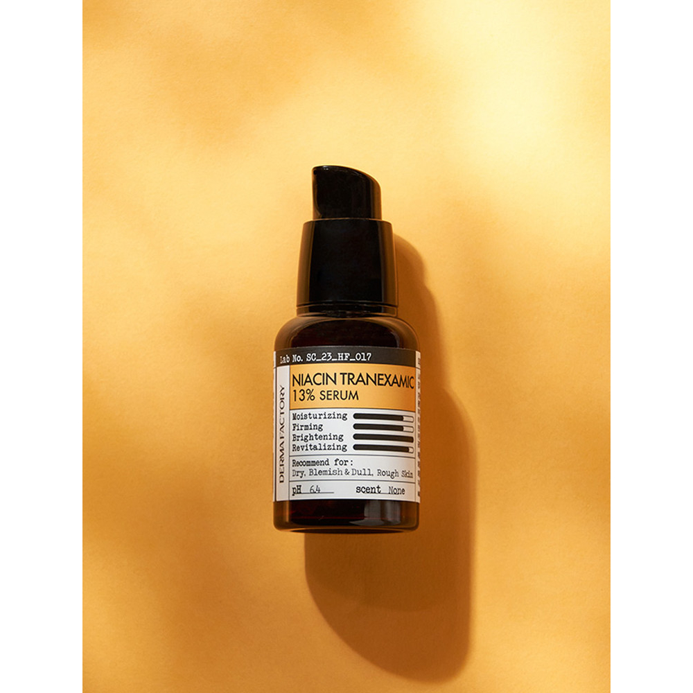 Serum dưỡng trắng mờ thâm DERMA FACTORY NIACIN TRANEXAMIC ACID 13 SERUM