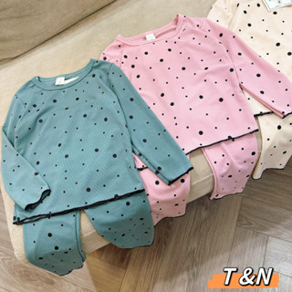 <8-20kg> Set bộ thun tăm lạnh cho bé trai bé gái, quần dài áo tay dài mềm mát thích hợp thu đông, hay giữ ấm ban đêm cho