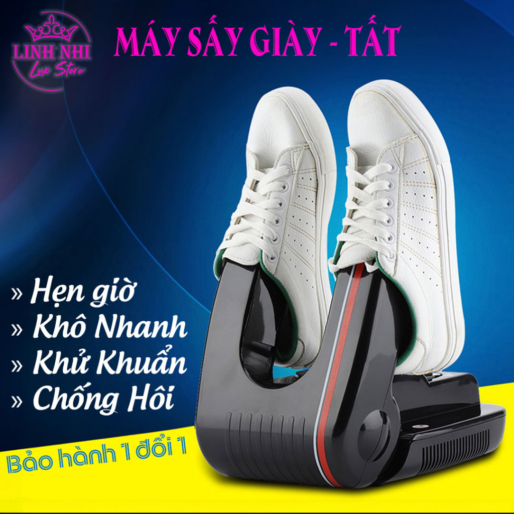 Máy Sấy Khô Giày, Tất, Khử Mùi Hôi Đa Năng Tiện ích, chống hôi chân - Linh Nhi Lux Store