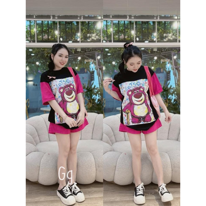 SET GẤU DÂU NGẮN 3D KÈM HÌNH THẬT