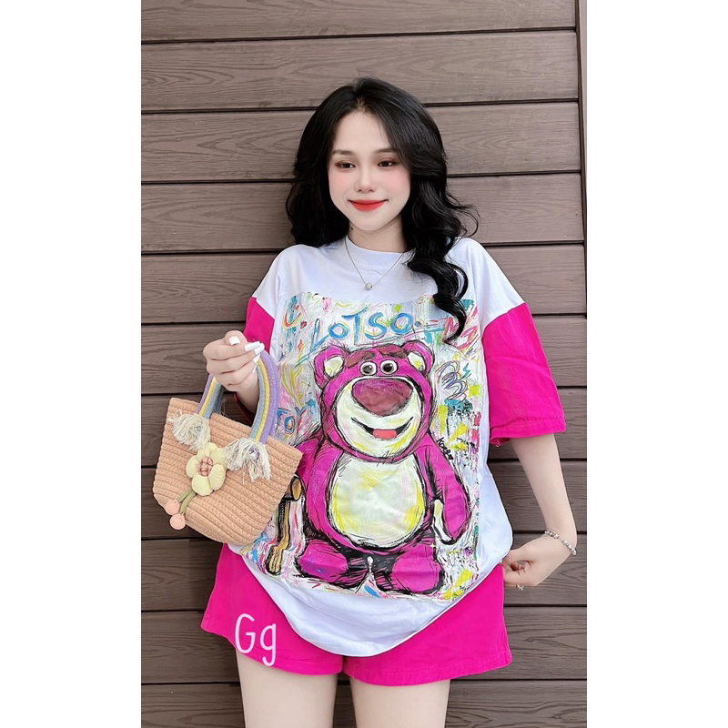 SET GẤU DÂU NGẮN 3D KÈM HÌNH THẬT