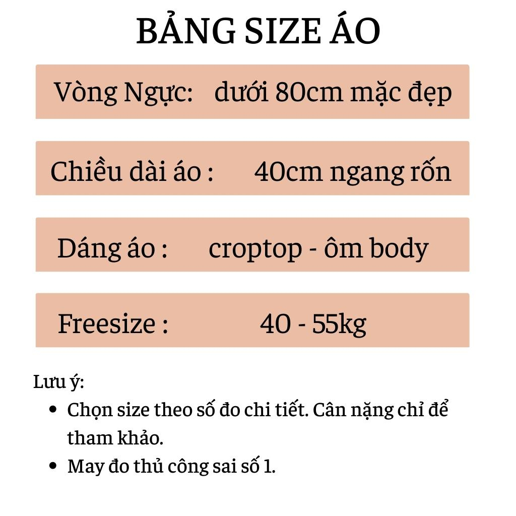 Áo Thun Nữ Tay Dài Chéo Vai Dáng Croptop Chất Cotton Mềm Mịn A84