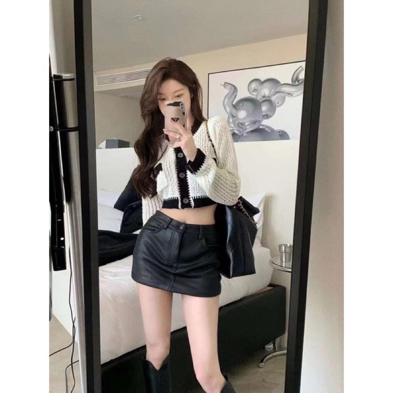 Quần Da giả váy hàng qc