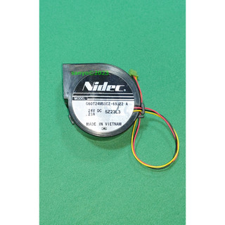 Quạt lồng sóc(quạt sò, quạt sên) Nidec 6cm 12V 24V