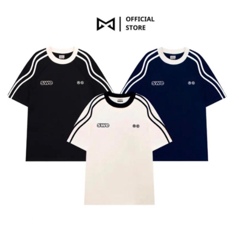 Áo thun WAVELINES TEE form rộng tay lỡ chất cotton, áo raglan nam nữ local brand swe 2023 - GTM Store