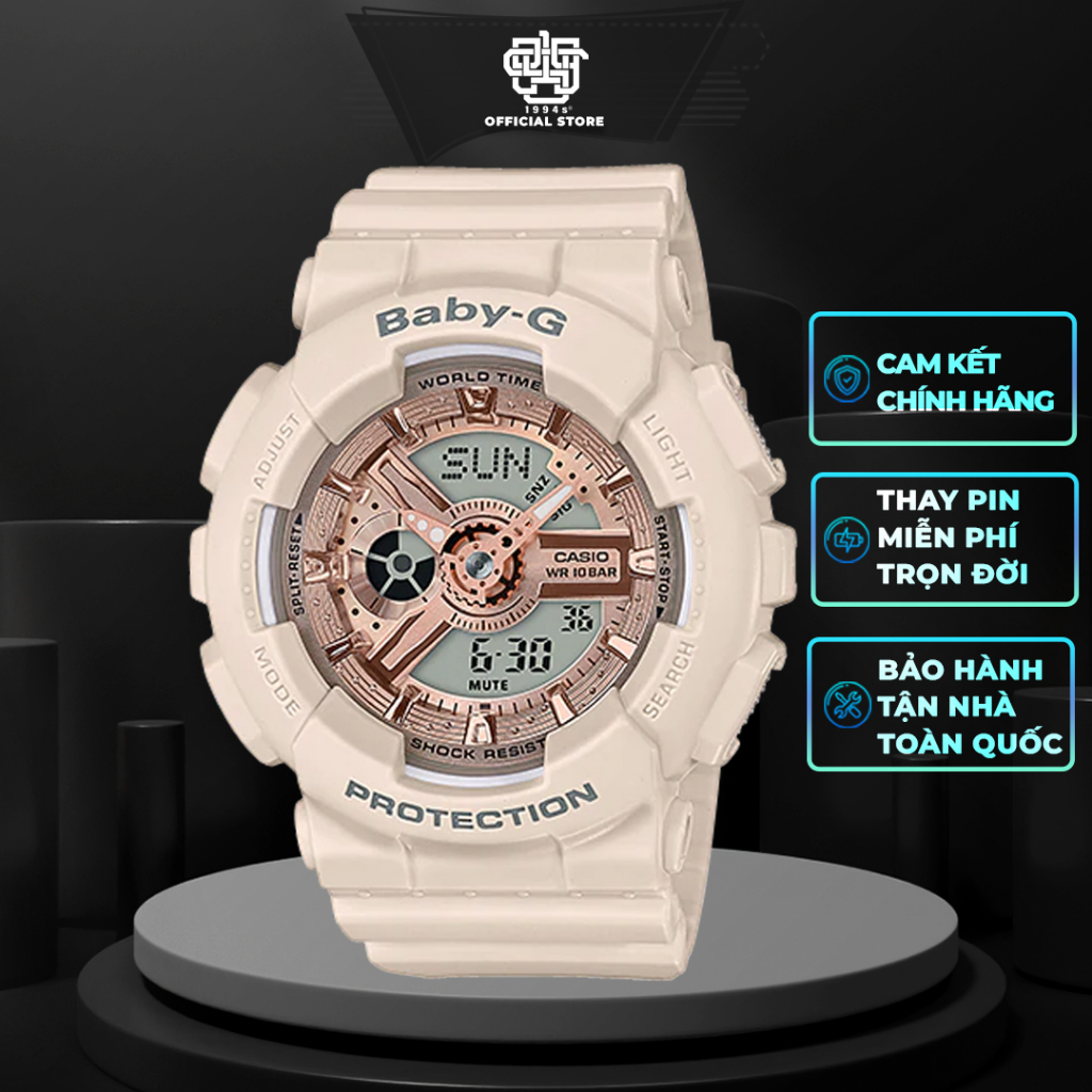 ĐỒNG HỒ CASIO NỮ BABY-G BA-110XCP-4A CHÍNH HÃNG