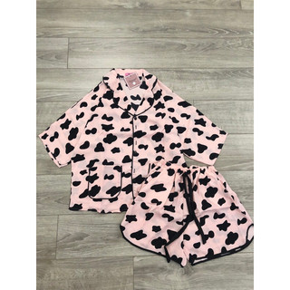 ĐỒ BỘ MẶC NHÀ, PIJAMA, BỘ ĐỒ LỤA MANGO CÁNH DƠI QUẦN ĐÙI