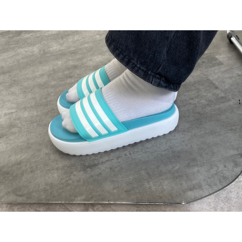 Dép Adilette Platform đế API cao 5cm- FULL BOX