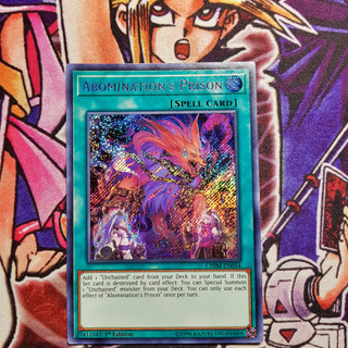 Thẻ bài Yugioh chính hãng | Abomination's Prison | CHIM Secret rare