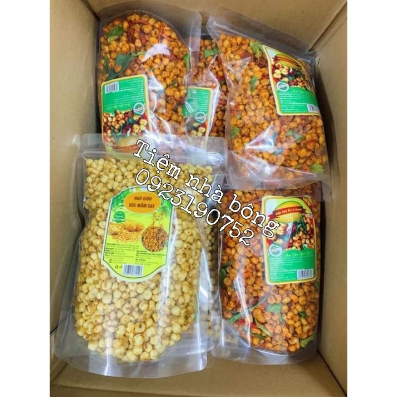 500gr Ngô Giòn sóc mắm cay , bắp sấy nếp giòn ngon