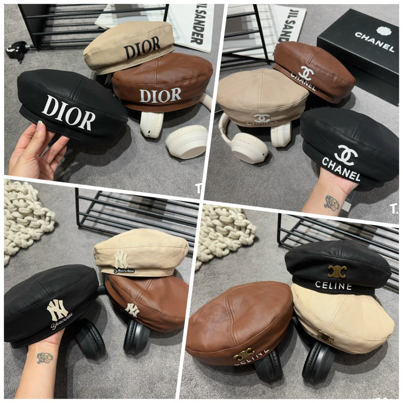 Mũ nồi da thô bóng mềm, hàng quảng châu cao cấp ms12217