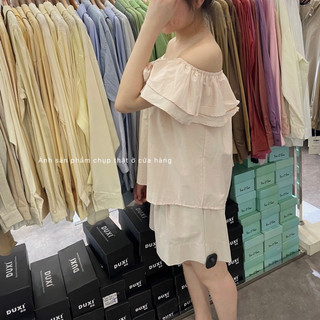 Áo trễ vai bèo DOU (mặc được 2 kiểu)