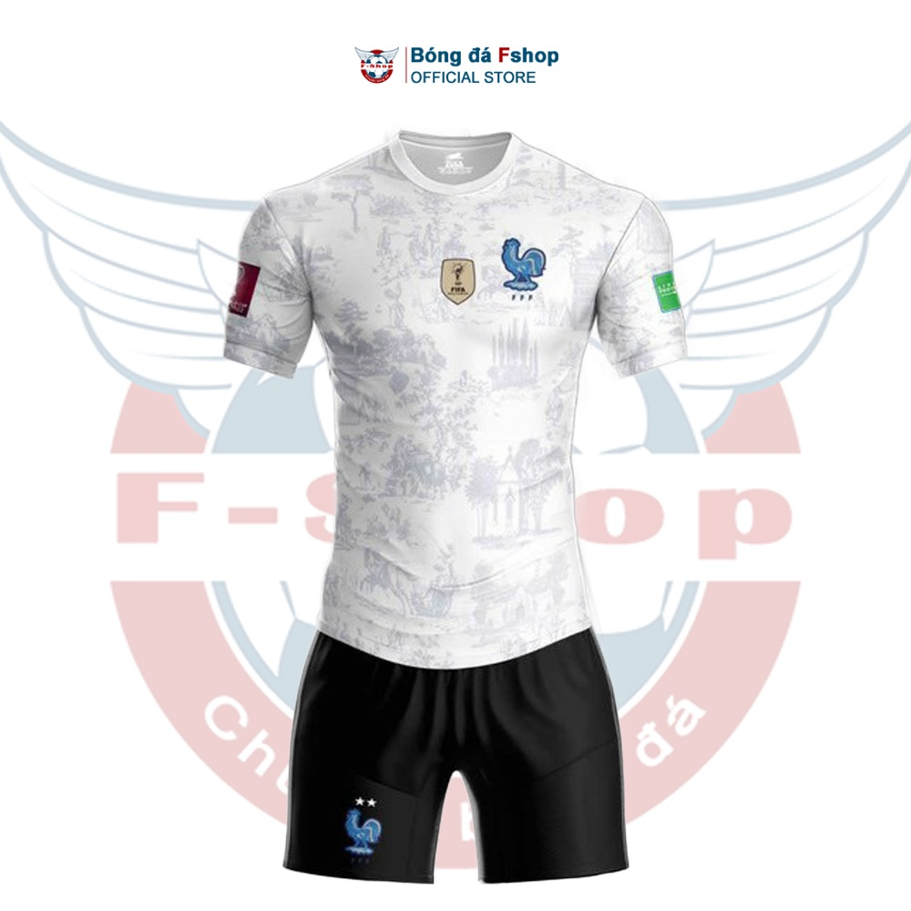 Bộ quần áo bóng đá đội tuyển Pháp - Áo bóng đá WC2022 - Bộ đồ bóng đá đẹp
