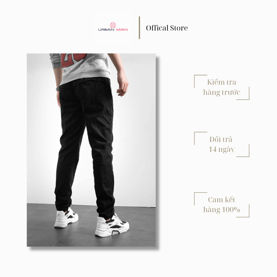 Quần Kaki Slimfit Cao Cấp Túi Khóa Kéo