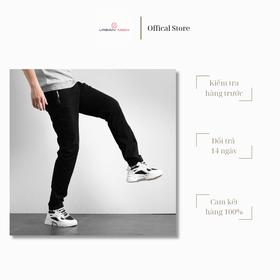 Quần Kaki Slimfit Cao Cấp Túi Khóa Kéo